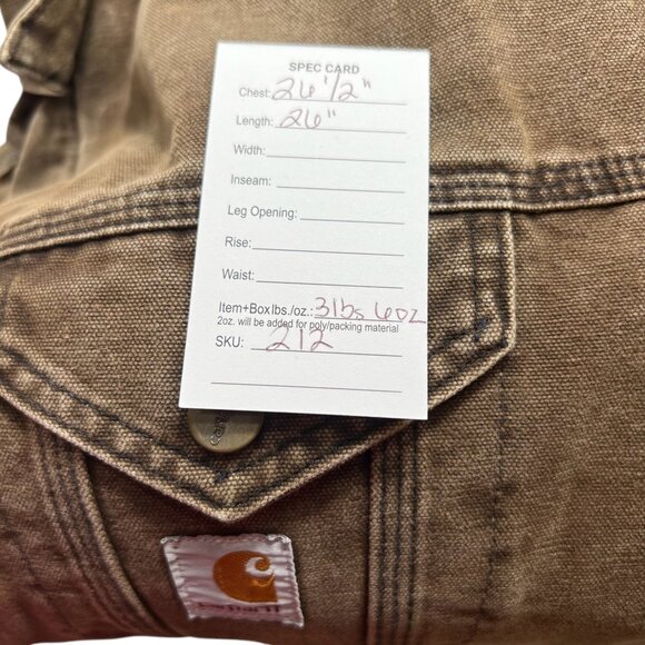 Vintage Carhartt Blanket Lined Jacket Brown USA Made Size 2XL - Picture 6 of 9